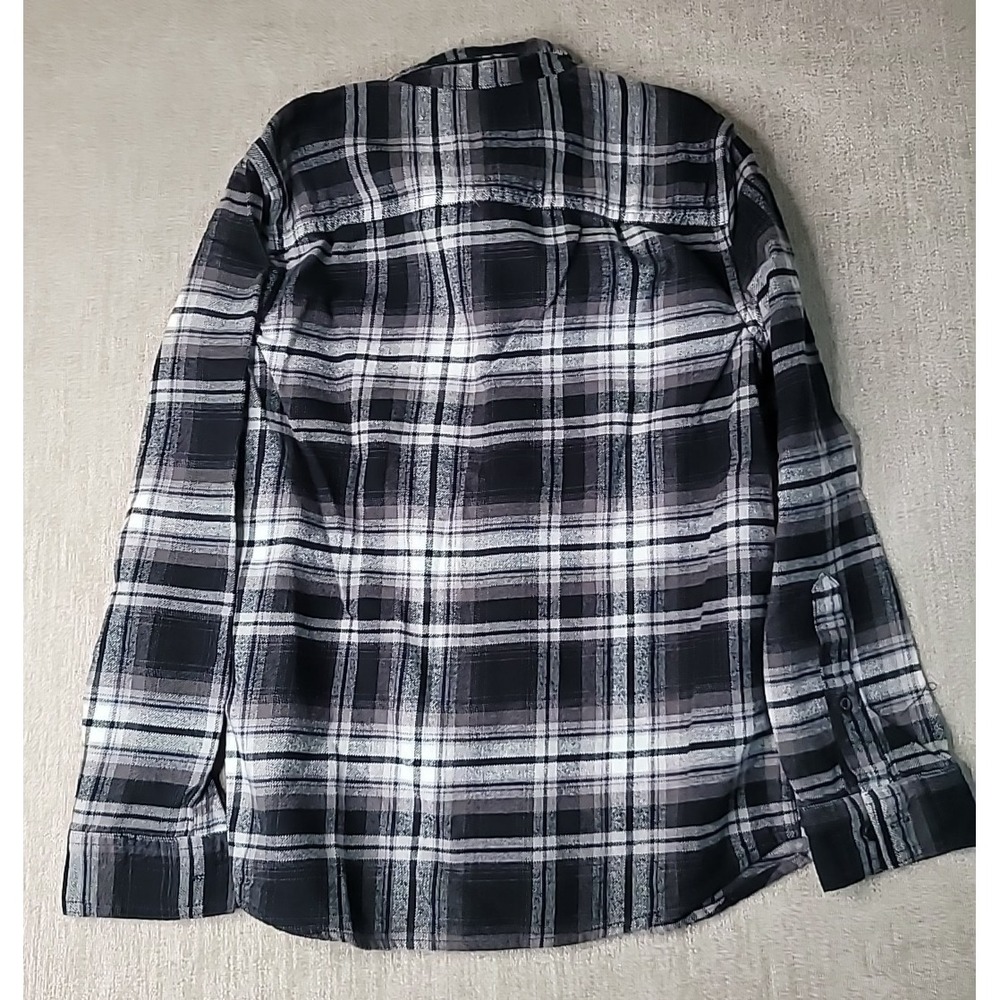 5 Abercrombie Kids Boys 9/10 Flannel Long Sleeve‎ Shirts Plaid & Sweatshirt EUC - Picture 14 of 15
